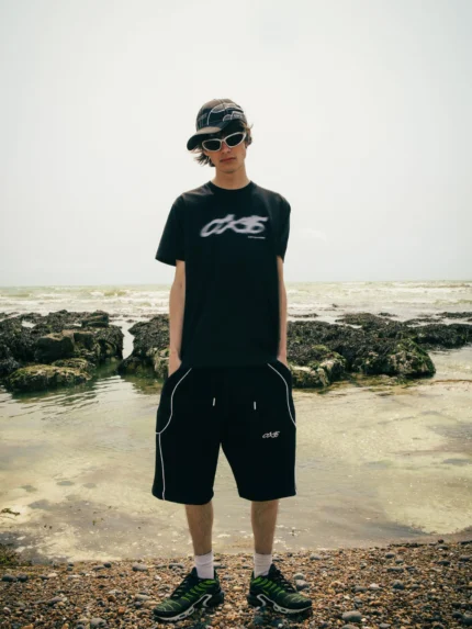 OX16 Motion Logo Tee & Curved Piping Shorts Set (1)
